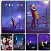 Vintage La La Land โปสเตอร์ภาพยนตร์ภาพวาดผ้าใบ,City Of Stars Wall Art สำหรับห้องนั่งเล่นตกแต่งบ้าน