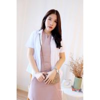 Common Cold Dress สั้นเท่าเข่า รุ่น Aurora (สีกะปิ)