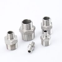 Hex Nipple Union 304 Stainless Steel Pipe Fitting Connector Coupler water oil 1/8" 3/8" 1/2" 1" 1-1/2" BSP Male to Male Thread Pipe Fittings Accessori