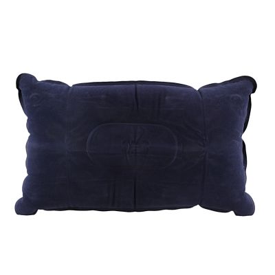 Double-sided Flocking Pillow Inflatable Portable Foldable Pillow for Camping/ Traveling/ Office