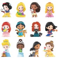 Mainan Figur Aksi Ptri Dan Teman-Teman Mereka Boneka Figur Rapunzel มะลิ Aurora Merida Moana Ariel Tiana Belle Mulan