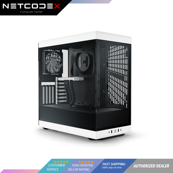 HYTE Y40 Mainstream Vertical GPU Case ATX Mid Tower Gaming Case With ...