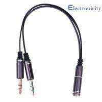 3.5mm Stereo Audio Y Splitter 1 Jack Female to 2 Male Headphone Adapter Cab