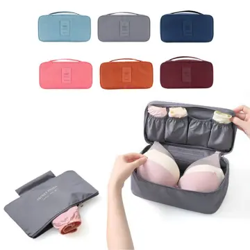 Women Coin Pouch Solid Color Hidden Bra Wallet Flap Clasp Travel