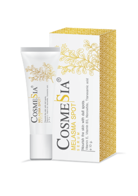 CosmeSia Melasma Spot Serum 10g. เซรั่มเนื้อบางเบา มีประสิทธิภาพช่วยปรับสภาพผิวให้ขาวกระจ่างใส เรียบเนียน ลดฝ้ากระได้อย่างมีประสิทธิภาพ