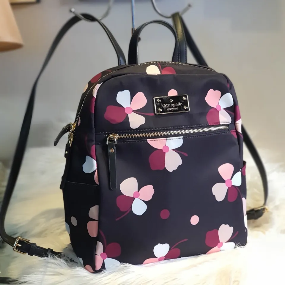 Ladies backpack clearance with side pockets