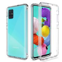 Full Body 360 Front Back Clear Phone Case For Samsung Galaxy A21S A51 A71 A50 A70 A10 A20E S8 S9 S10 Plus S20 Ultra S20FE Cover