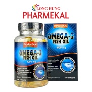 Viên uống Pharmekal Omega-3 Fish Oil 1000mg hỗ trợ tim mạch trí não