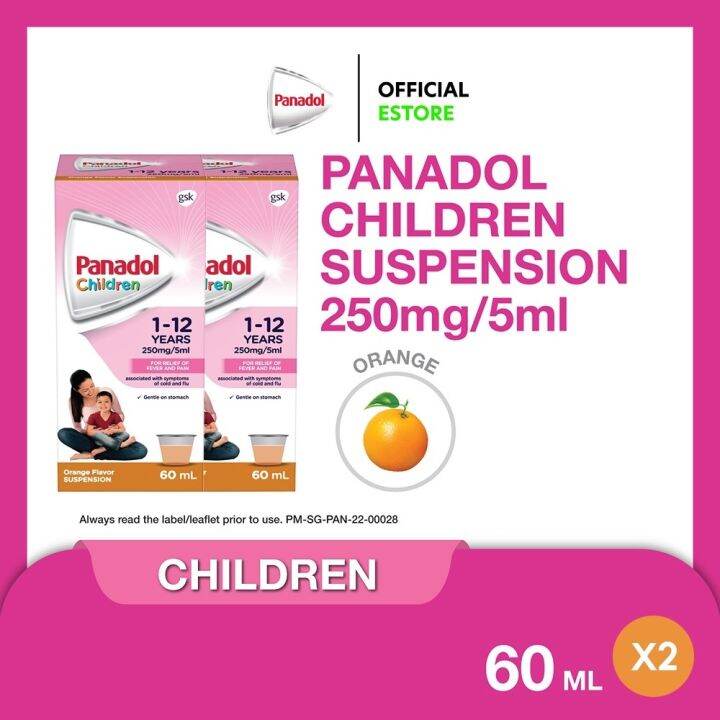 PANADOL Children 112 Years Old Suspension, Paracetamol for Fast