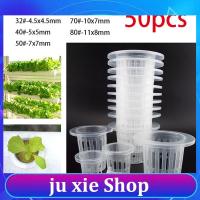 JuXie store Plant Grow Net Nursery Pots Hydroponic Colonization Mesh Cup Vegetable Plant Soilless Greenhouse Plastic Basket Holder