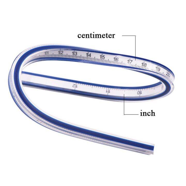 yf-1pcs-ruler-30cm-drafting-measure-serpentine-soft-plastic-tape-school-office-supplies