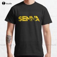 New Ayrton Senna Brazil Classic T-Shirt Cotton Tee Shirt S-5Xl T Shirt For Men Custom Aldult Teen Unisex Fashion Funny New