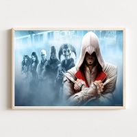 Assassins Creed Brotherhood PS4 Video Game Poster Canvas Print Home Decoration Wall Painting (No Frame)