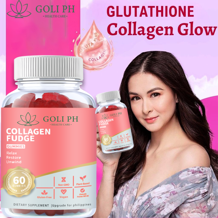 Goli ph Glutathione Collagen Glow Gummies Anti-Aging Whitening Skin ...