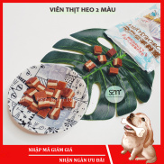 Bánh thưởng cho chó Sumiho Thịt heo 2 màu 100gr túi Đồ ăn cho chó mèo thú