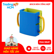 Giá đựng hộp sữa có quai cầm cho bé màu xanh INOMATA NỘI ĐỊA NHẬT BẢN