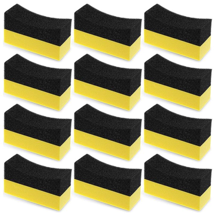 ในสต็อก] [COD]12 Pieces Tire Contour Dressing Applicator Pads