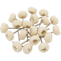 Professional 20Pcs 2.35mm Polishing Tool Woollen Polishing Buffing Wheel Jewelry Grinding Polishing Abrasive Tool for Jeweler