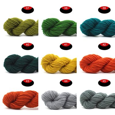 50g Acrylic Yarn Medium Thick Wool Yarn Hand Woven Crochet Slippers Insole Thickness 2.5-3mm