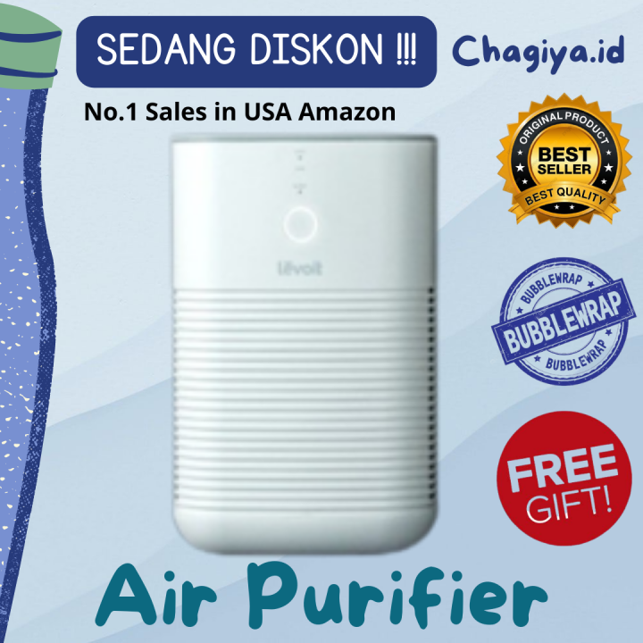 Promo Levoit Desk Air Purifier Dual Hepa Filter H13 Lv-H128