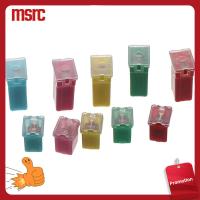 MSRC 10 Pack 20/30/40/50/60แอมป์ ฟิวส์ตลับหมึกขนาดเล็ก ฟิวส์ตัวเมียขนาดเล็ก การจัดประเภทฟิวส์ กล่องยานยนต์ขนาดเล็ก รถยนต์ /suvs และรถบรรทุก