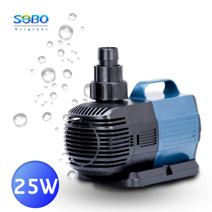 ปั๊มน้ำประหยัดไฟ-sobo-bo-4000a-eco-water-pump-25-w-ปั๊มน้ำพุ-ปั๊มน้ำตก-ปั๊มแช่-ปั๊มบ่อปลา-bo4000a