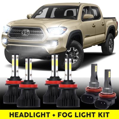 New หลอดไฟตัดหมอก Led สําหรับ Toyota Tacoma 2016-19 6x