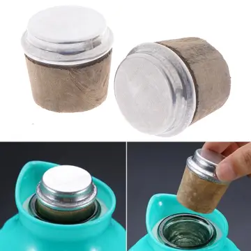 2pcs Wood Thermos Stopper Sealed Safe Durable Vacum Flask's Cork