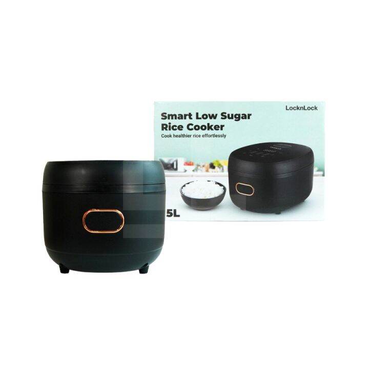 LocknLock Smart Low Sugar Rice Cooker EJR354BLK Lazada Indonesia