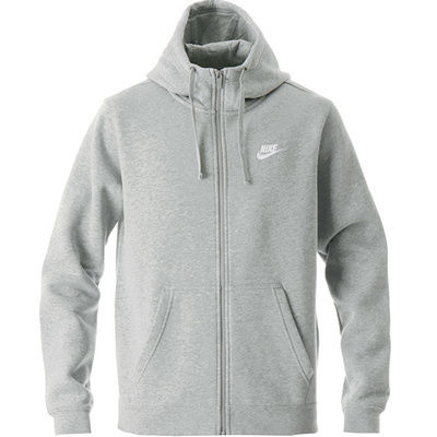 breedte Samenwerken met Ellende 100% Original - Nike Sportswear Full Zip Hoodie - Grey | Lazada