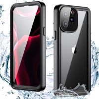 Professional 10 Meter Waterproof Case For iPhone 14 13 11 Pro Max 12 Mini Shock Drop Diving Cover for iPhone Xs Max XR 7 8 Plus