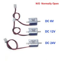 【LZ】☎  1 pces dc 6v/12v/24v pequena mini válvula de solenóide elétrica n/o normalmente aberto válvula de ar de gás de 2 vias