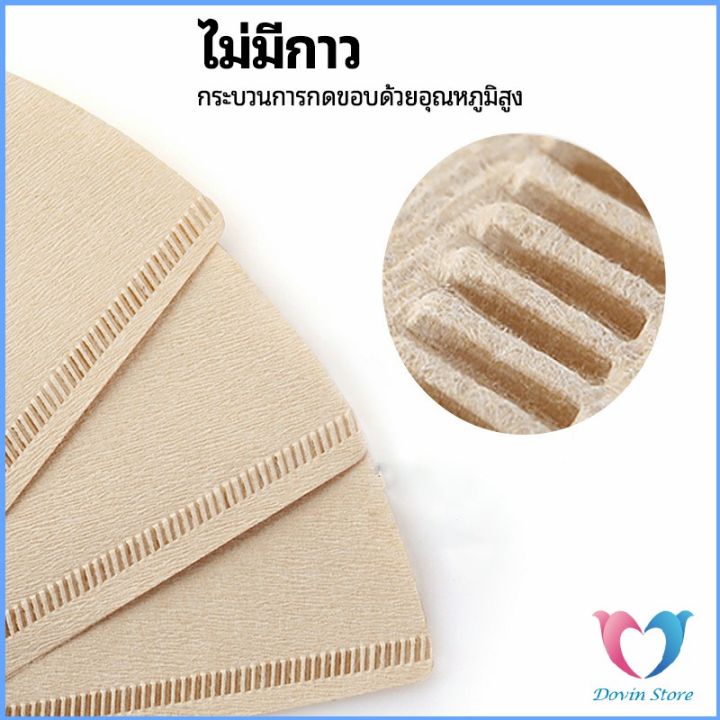 กระดาษกรองกาแฟ-กระดาษดริป-และกากกาแฟสกัดเย็น-รูปตัว-วี-coffee-filter-paper