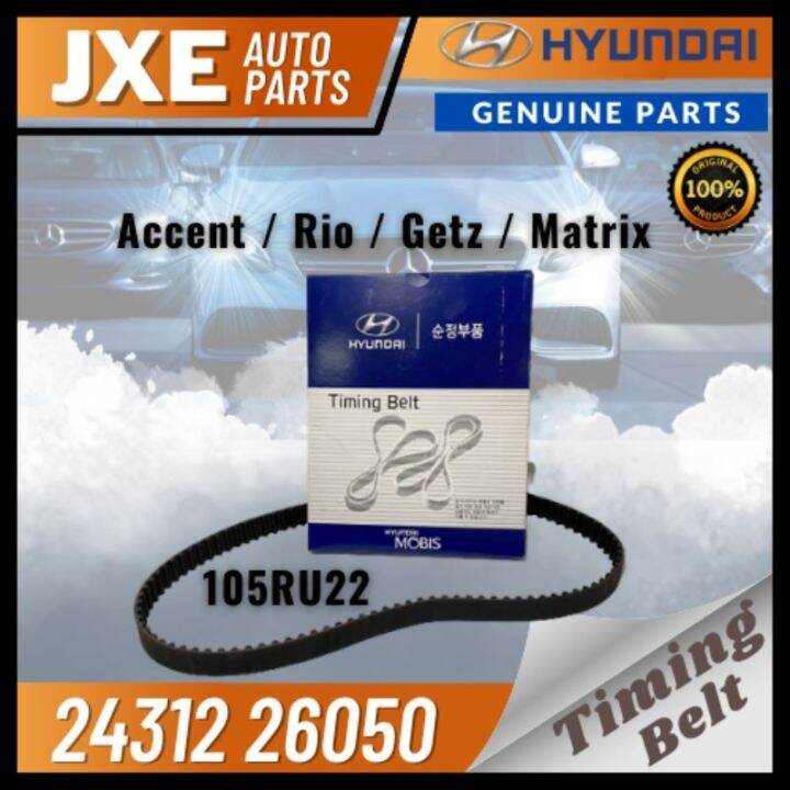 moto Hyundai Timing Belt (24312 26050 ) 105RU22 for Accent /MATRIX 1.6