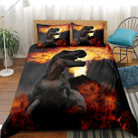 3d bed linen bed bedding jurassic dinosaur series 23 piece set children full size bedding teen t-rex quilt single queen set