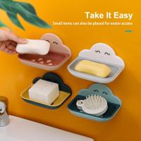 Cloud Shaped Soap Box Soap Box Soap Dish With Lid Portable Holder Storage Container Box Soap P5R3