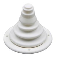 ◑☌ Boat Engine Rigging Cable Protector Boot Rigging Hole Cover 4 icnh 100mm (White)