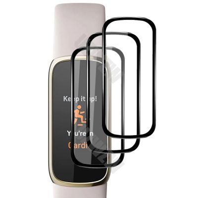 (3ชิ้น) ปกป้องหน้าจอสำหรับ Fitbit Luxe สมาร์ทวอท์ชครอบคลุมเต็มรูปแบบฝาครอบฟิล์มป้องกันนุ่ม (ไม่ใช่แก้ว)