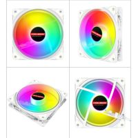 12cm Case Fan Chassis Cooling Fans Portable Sync Adjustable RGB Fans Ventilador