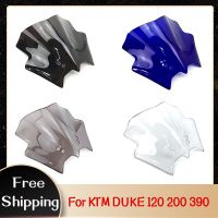 Pelindung Kaca Depan Sepeda มอเตอร์ Cocok Untuk KTM DUKE 200 120 390 Layar Pelindung Deflektor Angin Dengan Aksesori Braket