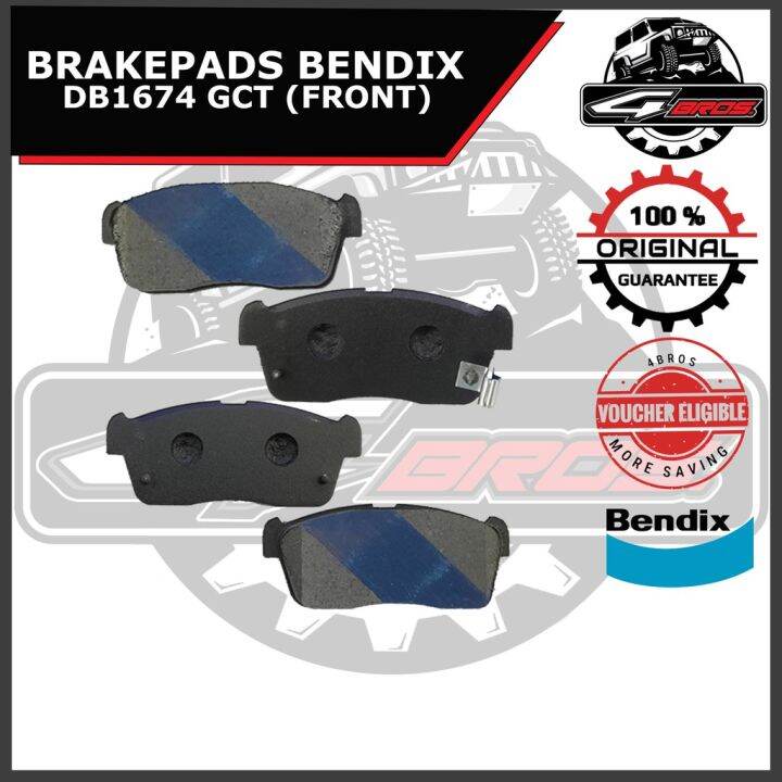 BRAKE PADS BENDIX DB1674 GCT For CELERIO (2009-2010) | Lazada PH