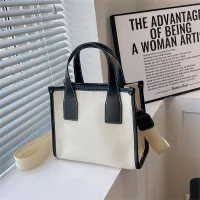 Customized bag womens 2022 autumn new large-capacity one-shoulder diagonal bag simple fashion handbag 〖WYUE〗