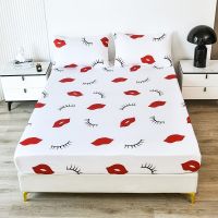 【hot】！ Polyester Bed Cartoon Cover Fitted Sheet (No Pillowcase) Protector for Adult and Children New Room Decoration