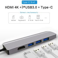 【❉HOT SALE❉】 bukan2581584811414 แท่นวางมือถือแบบปลั๊ก C Hdmi Usb จัดส่งพลังงานฮับ Fealushon สำหรับ Lap Macbook Pro Hp Dell พื้นผิว Lenovo Samsung Dock