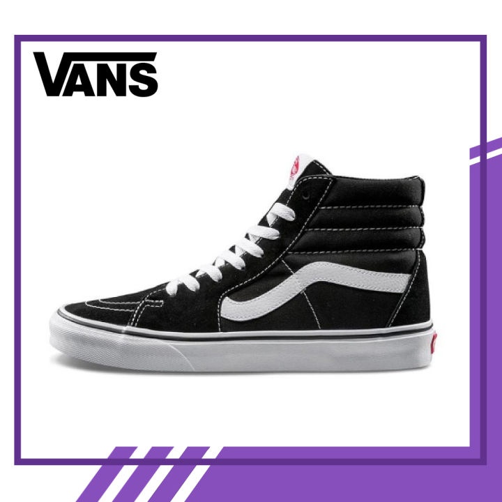 VANS Online.Store]💯% authentic Vans Sk8 HI High Black-VN000D5IB8C, Men's shoes/Women's shoes/sports shoes. | Lazada