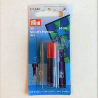 Prym Quilting sewing needles with silver eye, fine, 0.60 x 26mm / เข็มควิลท์แบบบาง แบรนด์ Prym จากประเทศเยอรมนี (G121440)