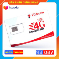 Sim 4G Vina gói 3GB ngày 90GB tháng hãng Itelecom - Giống như sim 4G thumbnail