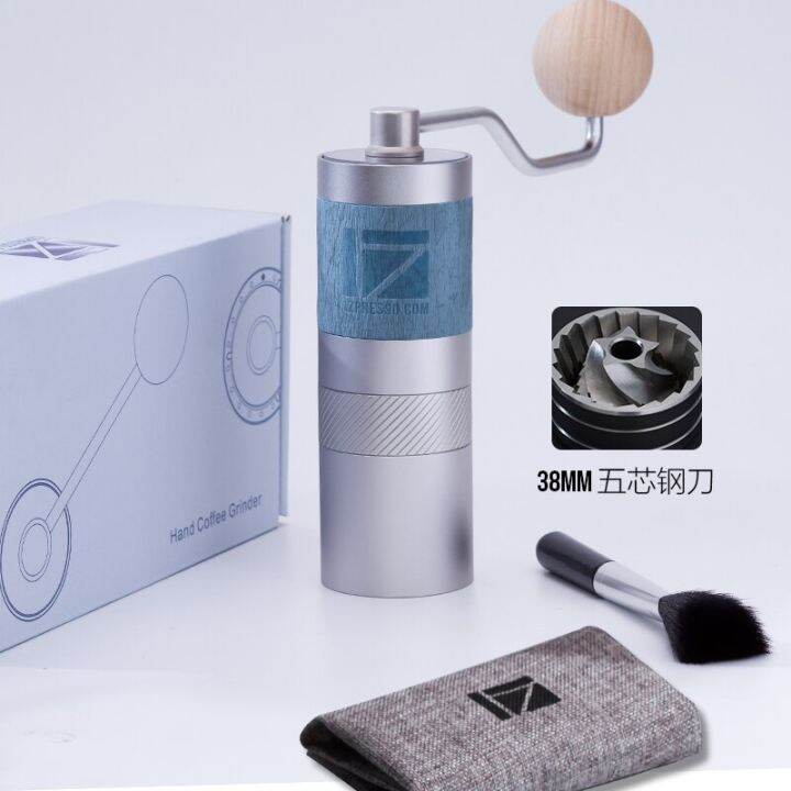 1ZPRESSO Q2 manual coffee grinder mini portable mill hand grinder stainless steel burr step
