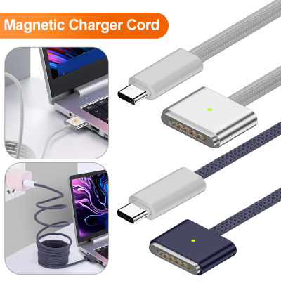 USB Type C ถึง Magnetic 3สายเคเบิลอะแดปเตอร์สำหรับ Air Pro A2442 A2485 A2681ชาร์จ Converter PD 140W Quick Charge Cable