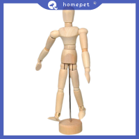 ? Homepet 5.5 "Drawing Model wooden Human ชาย manikin blockhead Jointed หุ่นหุ่นหุ่น